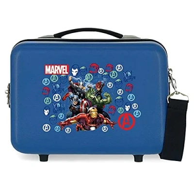 Image of Marvel Avengers Team Travel Accessory Cosmetics Case, 29x21x15 cms, Azul