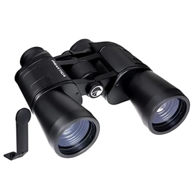Image of Praktica Falcon 10x50mm Porro Prism Field Black Binoculars &amp; Tripod Mount Adapter Fully Coated Lenses, Sturdy Construction, Aluminium Chassis, Bird Watching, Sailing, Hiking, Sightseeing, Astronomy