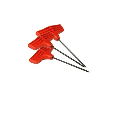 Image of Linic UK Made Set of 3, 2mm Twist Gimlet Screw Awl Wood Boring Hole Making (W8047). Free Postage.
