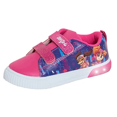Image of Paw Patrol Girls Light Up Trainers Pink UK 11 Child