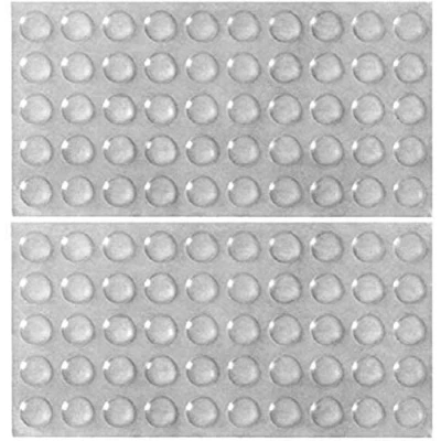 Image of Soft Close Cupboard Door Buffer Rubber FEET Pads Adhesive Bumper Cushion 10mm x100 Dots