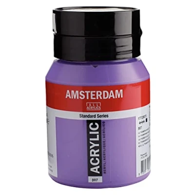 Image of Amsterdam Standard Series Acrylic Jar 500 ml Ultramarine Violet 507 (17725072)