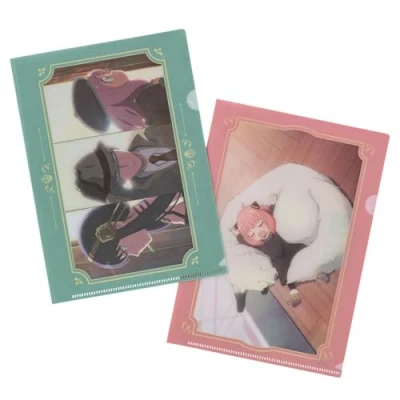 Image of Hobonichi Techo Accessories SPY x FAMILY: Clear Folder Set of 2 for A5 Size (SPY FAMILY)