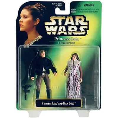 Image of Star Wars Princess Leia Collection Prince and Han Solo Action Figure Set