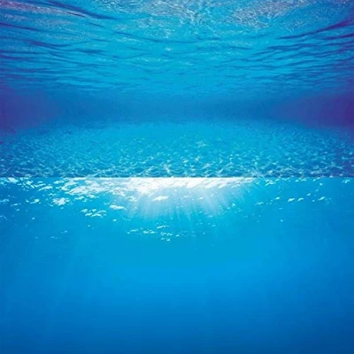 Image of Juwel Aquarium Uk Limited Double Sided Tank Background Poster 2 Blue Ocean 60X30Cm