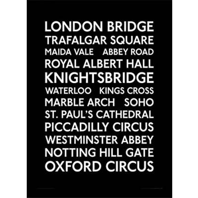 Image of Pyramid International &quot;London Transport (10)&quot; Framed Print Memorabilia, Multi Colour, 30 x 40 cm