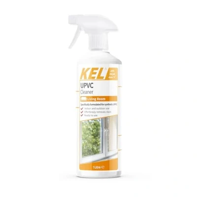 Image of KEL UPVC Cleaner Spray for All Synthetics, Ideal Doors &amp; Window Frames 1 Litre