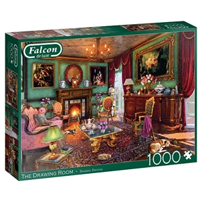 Image of Jumbo, Falcon de luxe The Drawing Room, Jigsaw Puzzles for Adults, 1000 Piece