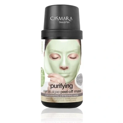Image of Casmara Purifying Oxygenating and Refreshing Mask Kit Blackhead Remover Face 2 Facial Masks + 1 Ampoule 4 Ml