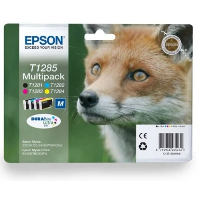 Image of 4 Pack Epson Original Printer Ink Cartridges for Stylus SX435W