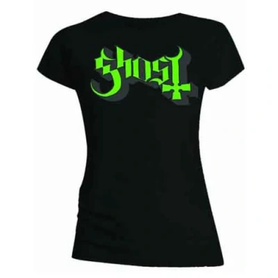 Image of Ghost Green Keyline Logo Skinny Fit T Shirt XL