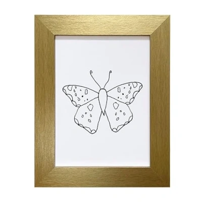 Image of Aryllis A4 Photo Frame, Gold, Freestanding Picture Frame Fitted with Safety Perspex *Choice of Colour &amp; Size*
