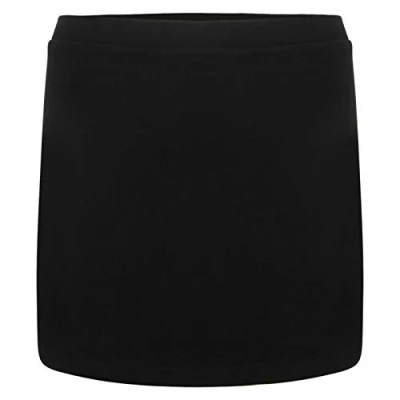 Image of Paradise Girls Skorts School PE Shorts/Skirt Uniform Navy Black 6 14 Years Cotton New (Black 6Y)