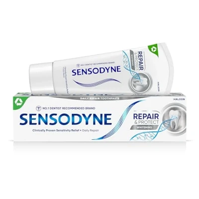Image of Sensodyne Toothpaste Repair and Protect, Teeth Whitening for Sensitive Teeth, 75ml