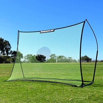 Image of QUICKPLAY SPOT Target Football Rebounder Net Range Multi Sport Ball Skills training with free eCOACH app Rebound Available in 3 Sizes