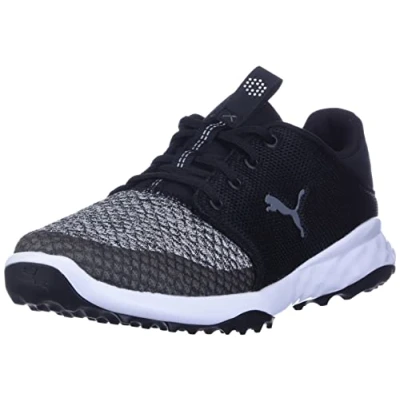 Image of PUMA Men&#039;s Grip Fusion Sport Golf Shoe, Black Quiet Shade, 10 UK