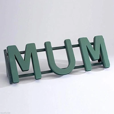 Image of Mum Oasis Funeral Tribute Letters on a Stand Smithers