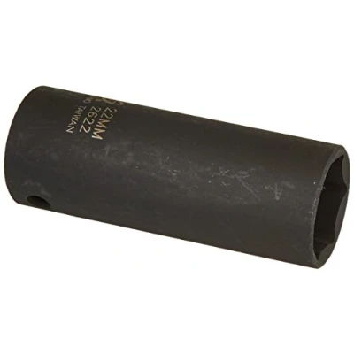 Image of Sunex 2622 1/2 Inch Drive 22 Mm Extra Thin Wall Deep Impact Socket