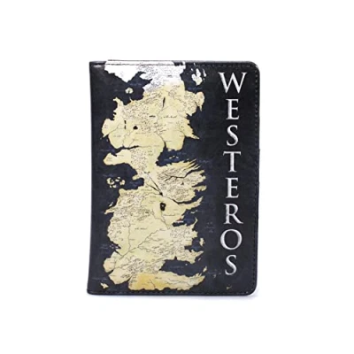 Image of Game of Thrones Unisex&#039;s PHGT01 Travel Accessory Passport Wallet, Multicolour, 11 (L) x 15 (H) 1 (P) cm