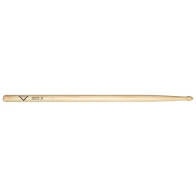 Image of Vater Drumsticks VHP1AW = Power 1A American Hickory Series Acorn Wood Tip