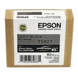 Image of EPSON T5807 Ink Photo Light Black Standard Capacity 80 ml Pack of 1