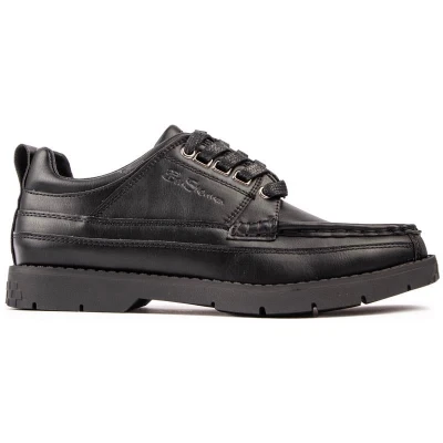 Image of Ben Sherman Boys Strum School Shoes Black 3 Child UK
