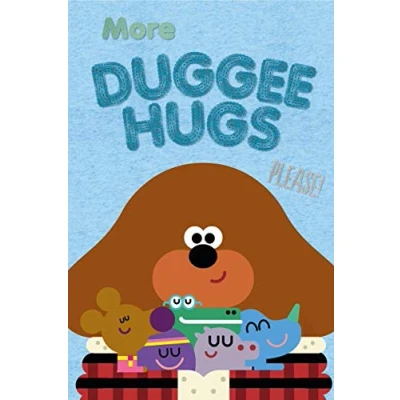 Image of Hey Duggee Official Fleece Throw Hug Design Super Soft Blanket Perfect for Any Bedroom, Multi, 100 x 150cm