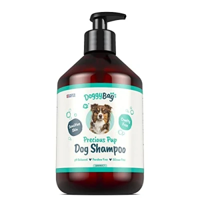 Image of 500ML Fragrance Free Sensitive Shampoo for Dogs from Doggy Bag Deodorising, Conditioning, Easy Rinse, pH Balanced Mild Dog with Pro Vitamin B5