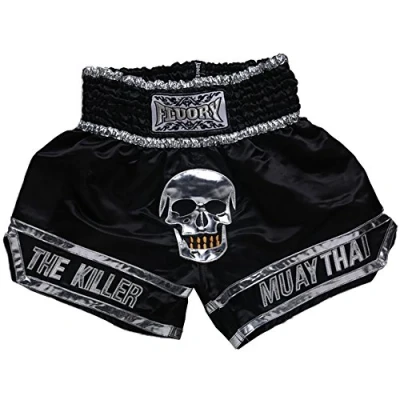 Image of FLUORY Muay Thai Fight Shorts,MMA Shorts Clothing Training Cage Fighting Grappling Martial Arts Kickboxing