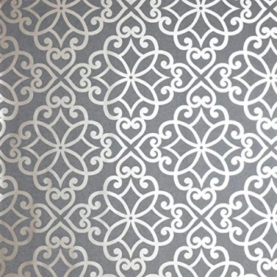 Image of Arthouse Ornate Motif Charcoal/Rose Gold 886400