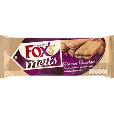 Image of Fox&#039;s Chocolate Viennese Melts (120g)