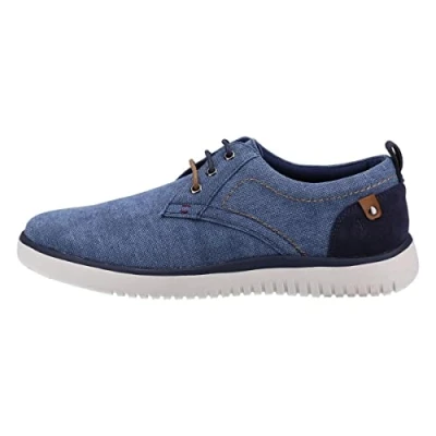 Image of Hush Puppies Men&#039;s Sandy Lace Up Sneaker, Navy, 6 UK
