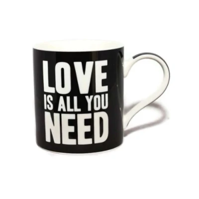 Image of Love Is All You Need Words Of Wisdom Fine China Mug