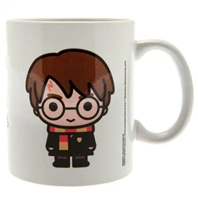 Image of Pyramid International Harry Potter Ceramic Mug with Japanese Style Chibi Illustrations of in Presentation Box Official Merchandise