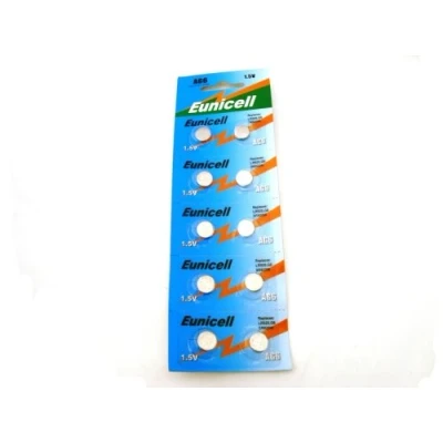 Image of Eunicell AG6 Lot de 10 piles bouton alias G6/LR69/LR921/SR921W