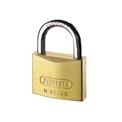 Image of Abus Padlock, 85/60 Lock Tag, Pack Of 3, Brass