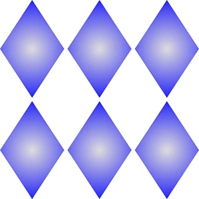 Image of Large Diamonds Stencil( 11.5 x 11.5cm (S) Reusable Geometric Shape Pattern Harlequin Wall Stencil Template
