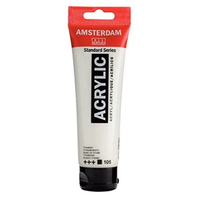 Image of Amsterdam Acrylic 120ml Paint Titanium white