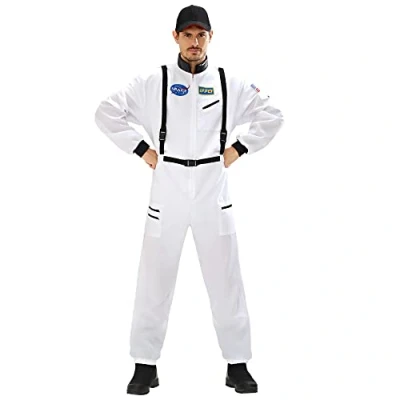 Image of W WIDMANN MILANO Party Fashion Astronaut Costume for Men, Space Suit, Carnival, Theme Parties