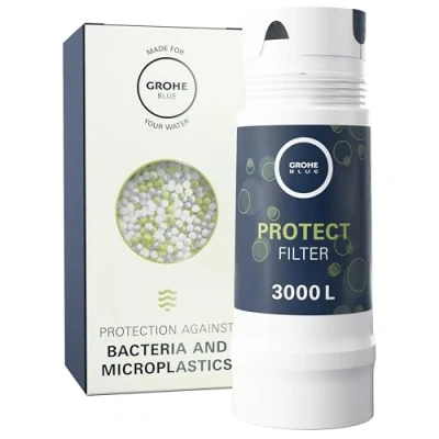 Image of GROHE Blue Ultrasafe Filter for Pure Potable Water, Capacity: Max 3000 litres Or 6 Months, 40575002