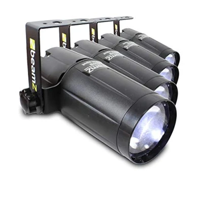Image of 4X Beamz Pinspot White LED Light