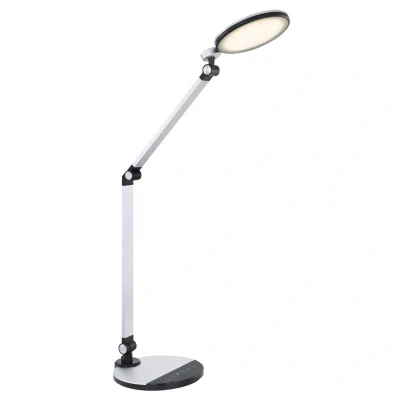 Image of Globo Konsti LED table lamp, height 90 cm, black/silver coloured, CCT