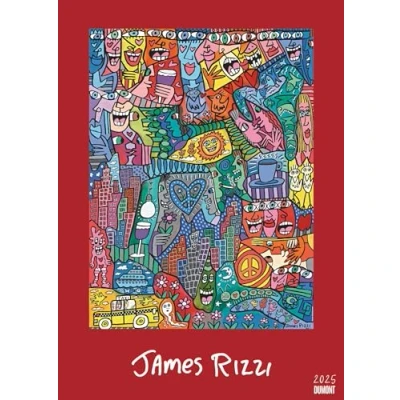 Image of James Rizzi 2025 Kunst Kalender Poster 50x70