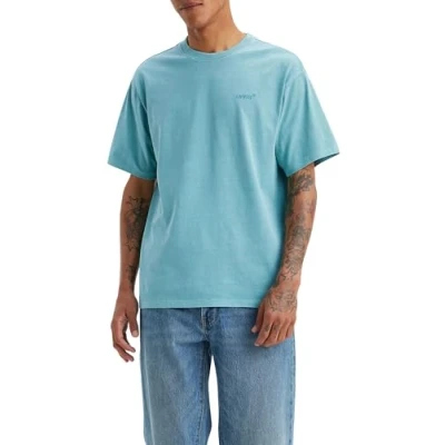 Image of Levi&#039;s Men&#039;s Red Tab Vintage Tee T Shirt, GD Blue Grotto, M
