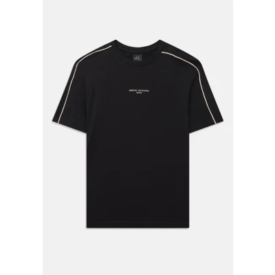 Image of Armani Exchange Print Tshirt, Men&#039;s, Size: Large, Black