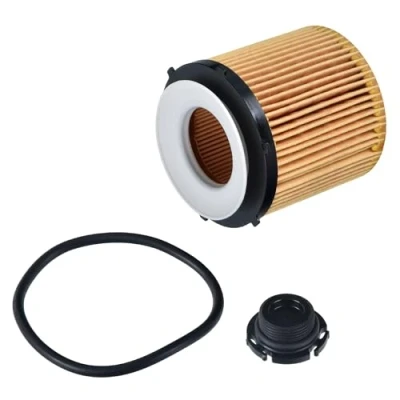 Image of 11427618461, 11427634291 Oil Filter BLUE PRINT ADB112109 with seal ring Insert BMW: 5 Saloon, 3 Touring