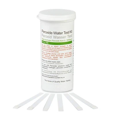 Image of SimplexHealth Peroxide Water Test Strips 0 5000 ppm (50 Strips)