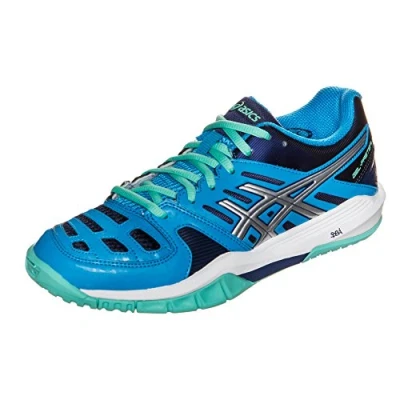 Image of ASICS Gel Fastball Blue Lace Up Sports Womens Running Trainers E464Y 4093 X12B