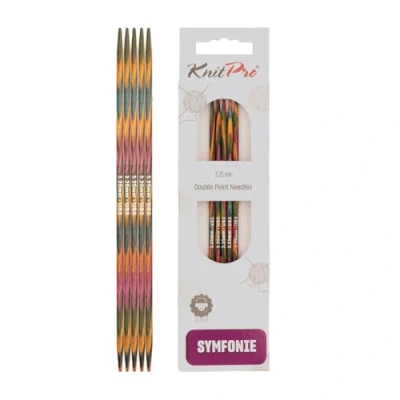 Image of KnitPro Sock Needle, Metal, Multicoloured, 3.25mm