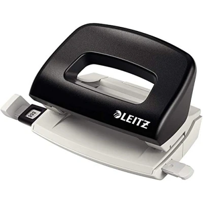 Image of Leitz 50580095 Small Hole Punch NeXXt 10 Sheets Black